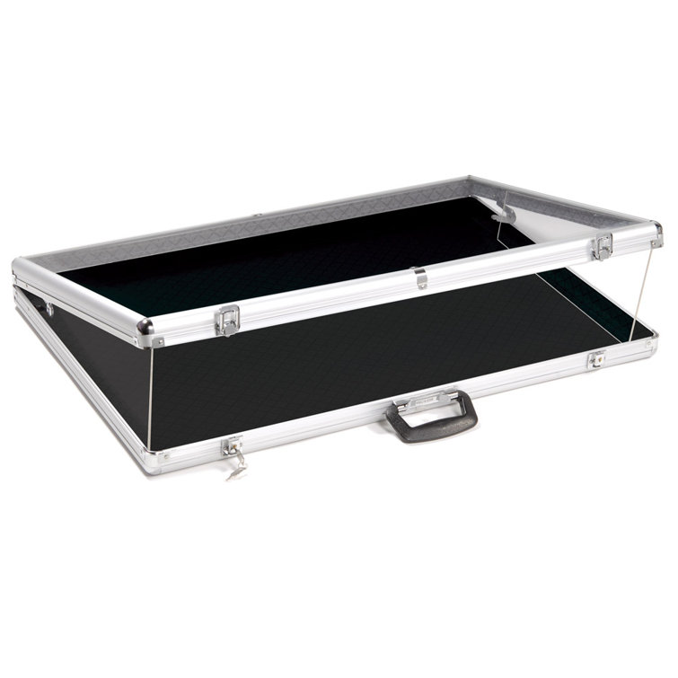 Specialty Store Services 3'' H x 24'' W Metal Jewelry Display Case